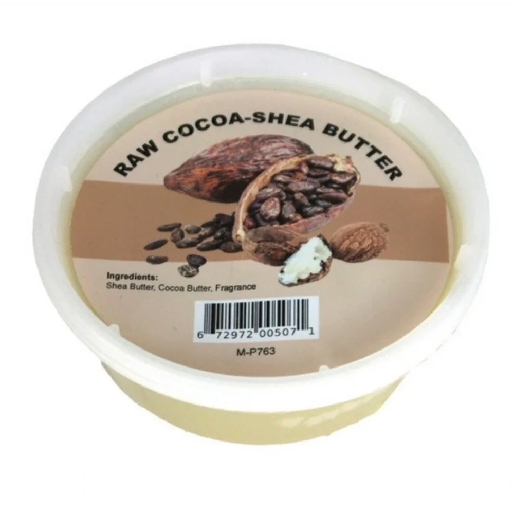 Raw Cocoa-Shea Butter Moisturizing Body Cream 8oz M-P763 Skincare Hair Care